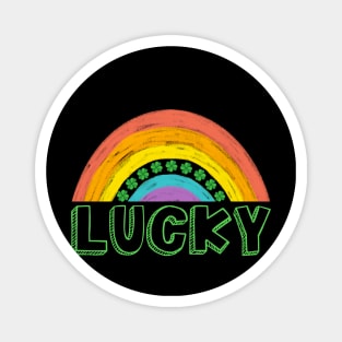 Lucky Rainbow Patrick's Day Magnet